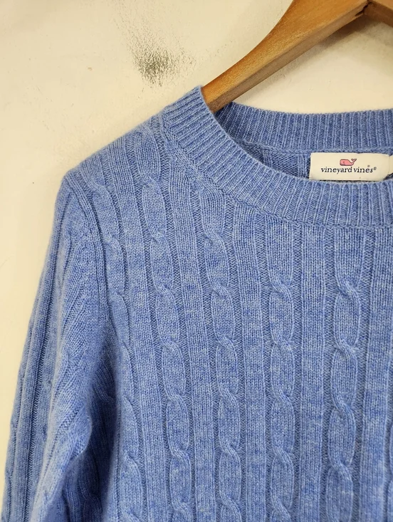 Vineyard Vines Cashmere Cable Knit Sweater - Picture 2 of 4
